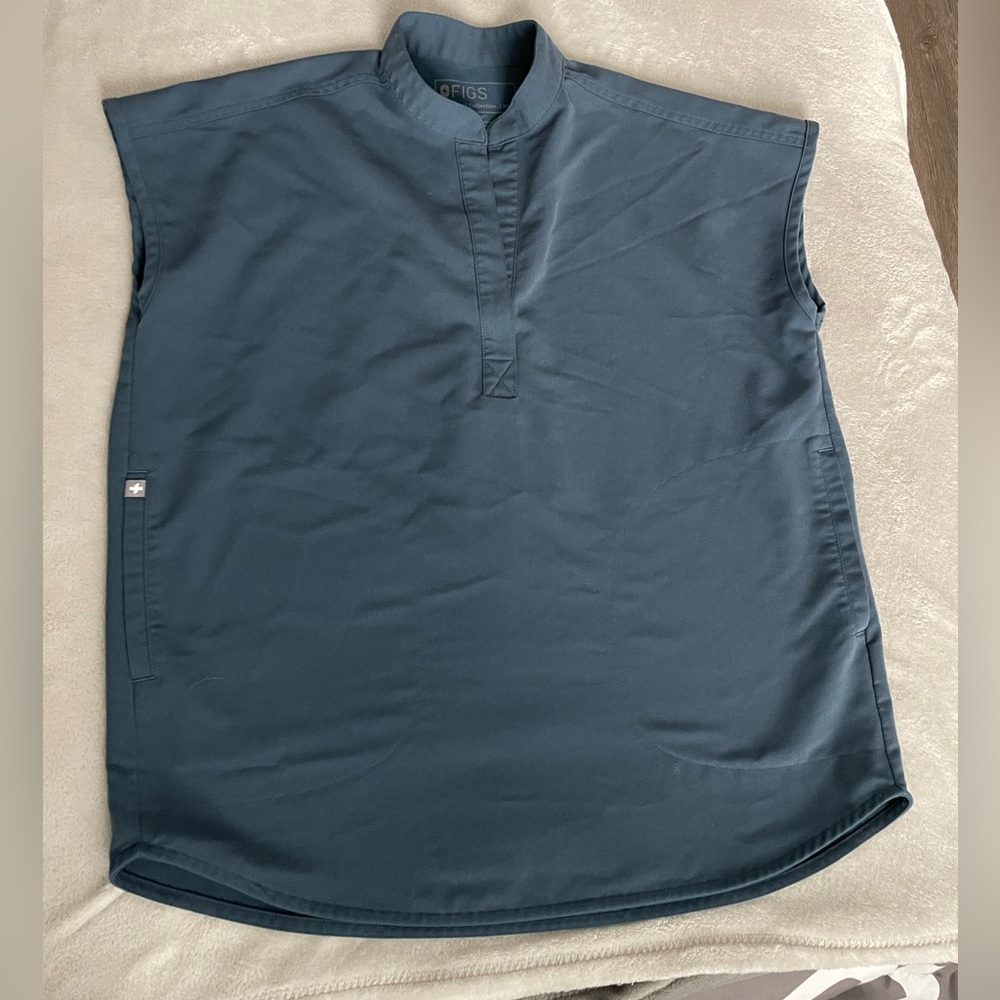 Figs Rafaela Top - XXS, Dark Harbor